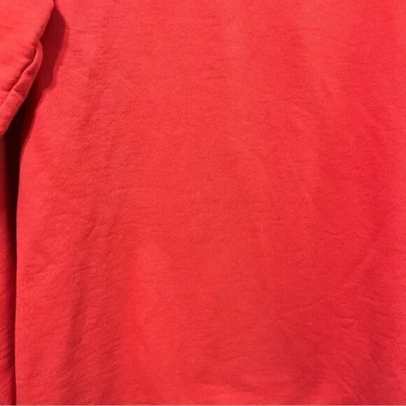 UNIF Classic 3D Rubber Logo Spellout Sweatshirt Red Orange Unisex Fit Size Small - Picture 7 of 7